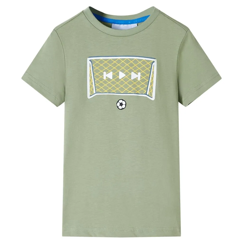 koszulka-dziecieca-jasne-khaki-116-stan-nowy