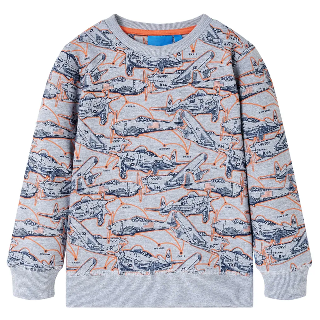 bluza-dziecieca-szary-melanz-104-stan-nowy