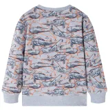 bluza-dziecieca-szary-melanz-128-stan-nowy
