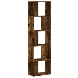 5-poziomowy-regal-na-ksiazki-przydymiony-dab-45x235x1625-cm