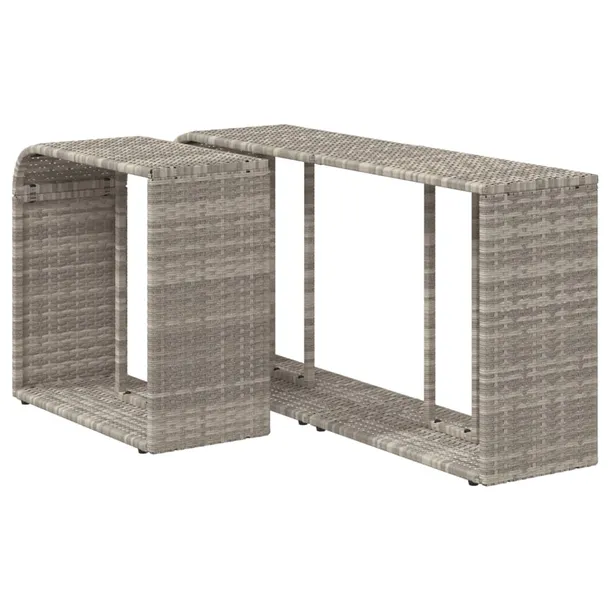 polki-2-szt-jasnoszare-polirattan-material-rattan