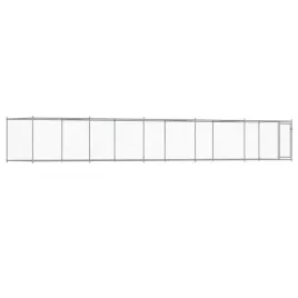 klatka-dla-psa-z-drzwiami-szara-10x2x15-m-stal