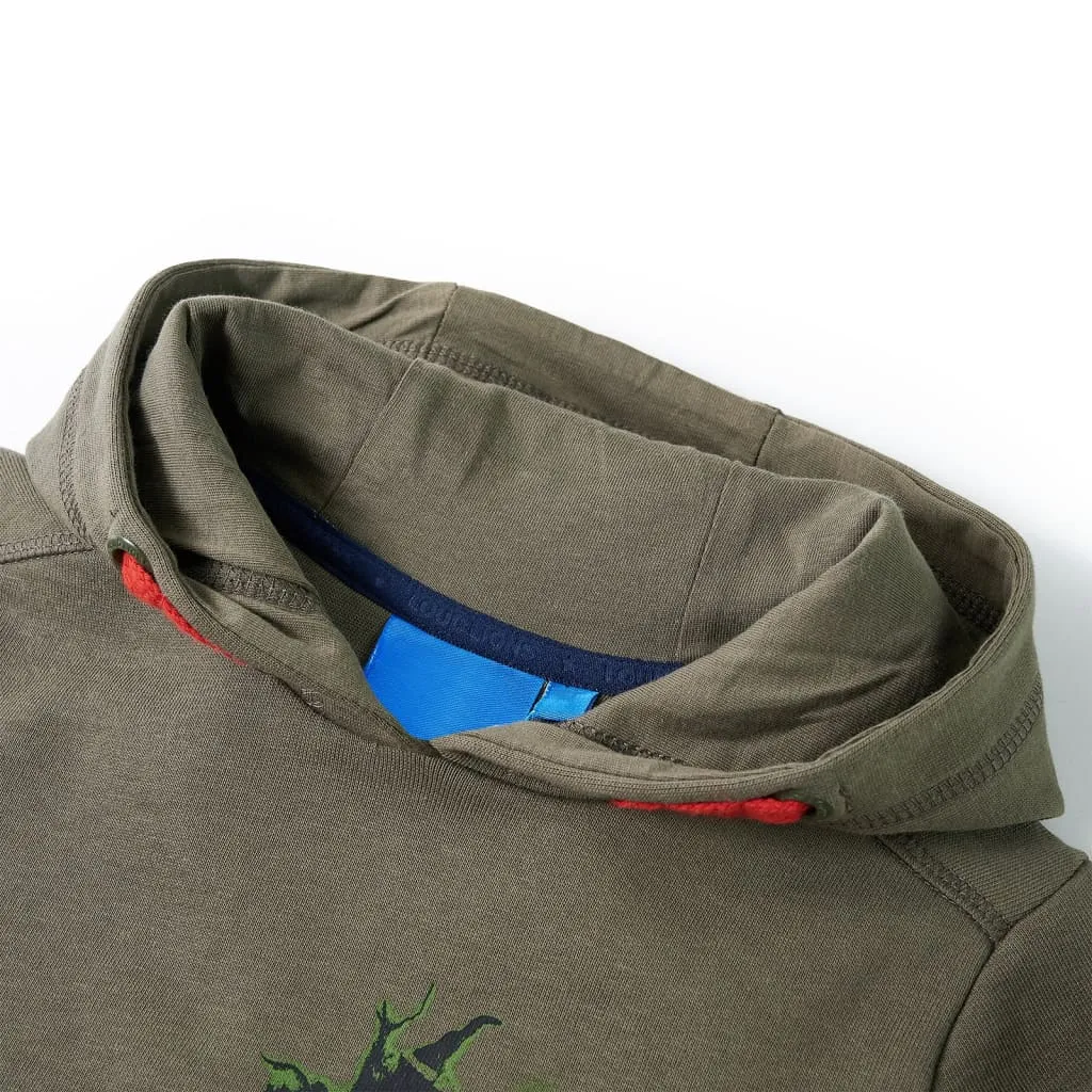 bluza-dziecieca-z-kapturem-khaki-104-stan-nowy