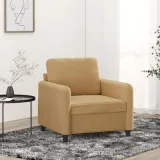 fotel-brazowy-60-cm-obity-aksamitem-stan-nowy