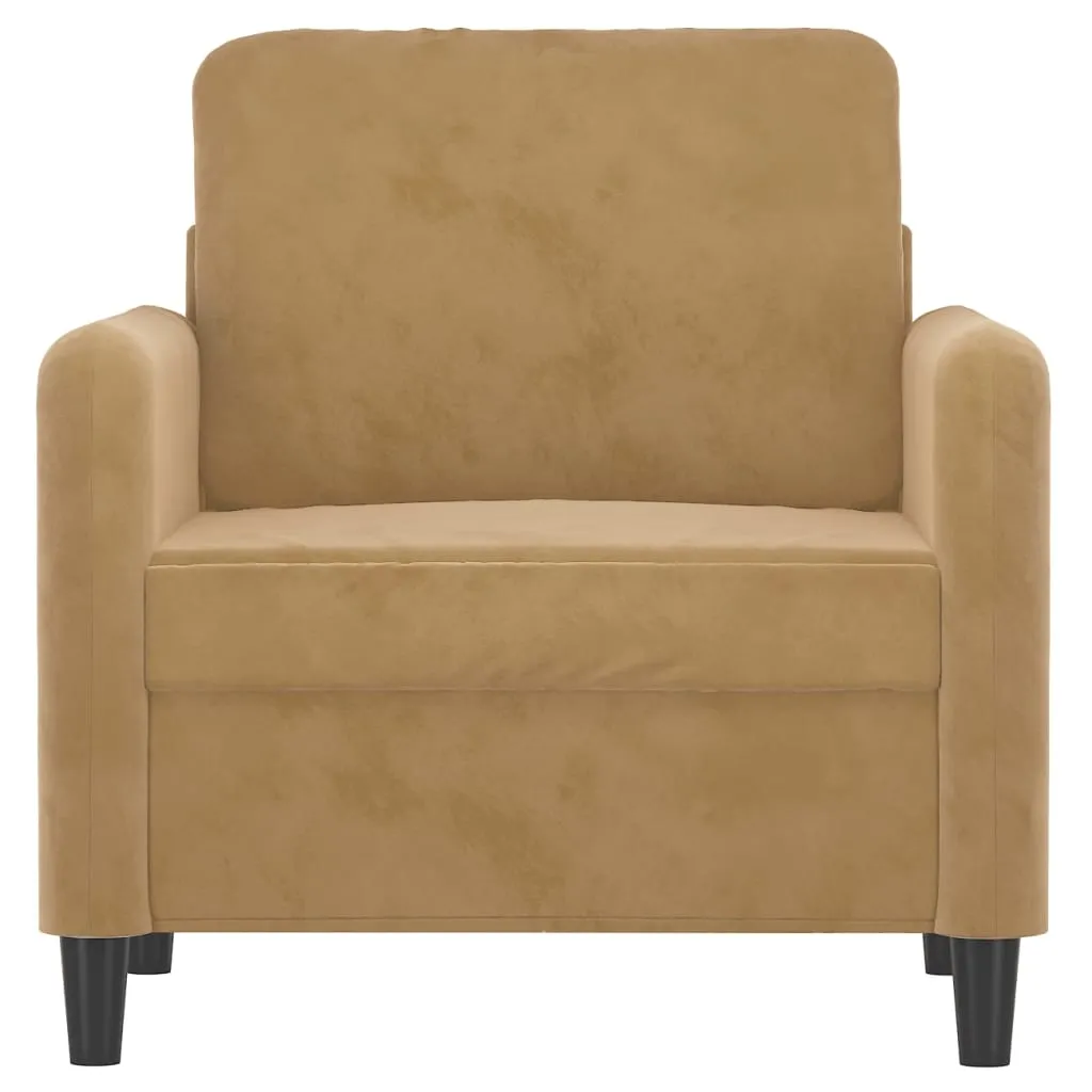 fotel-brazowy-60-cm-obity-aksamitem-stan-nowy