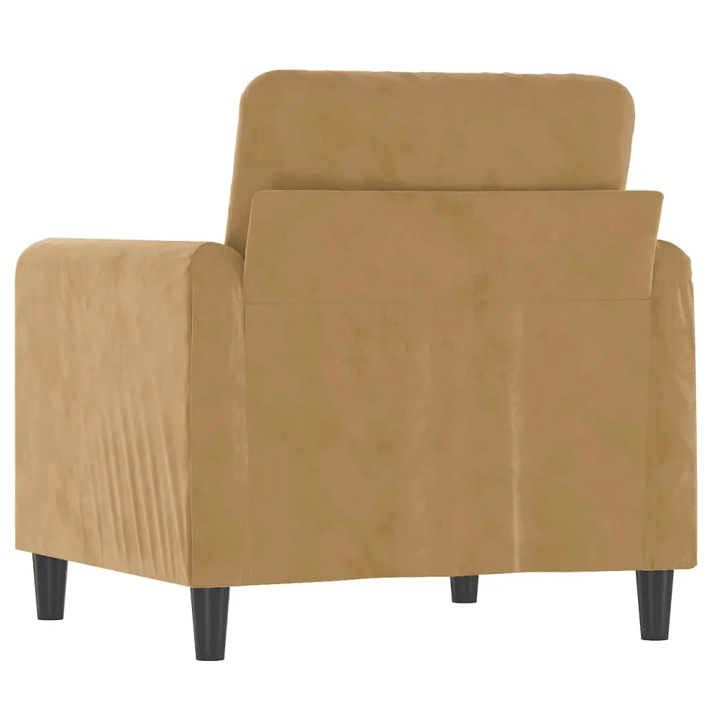 fotel-brazowy-60-cm-obity-aksamitem-stan-nowy