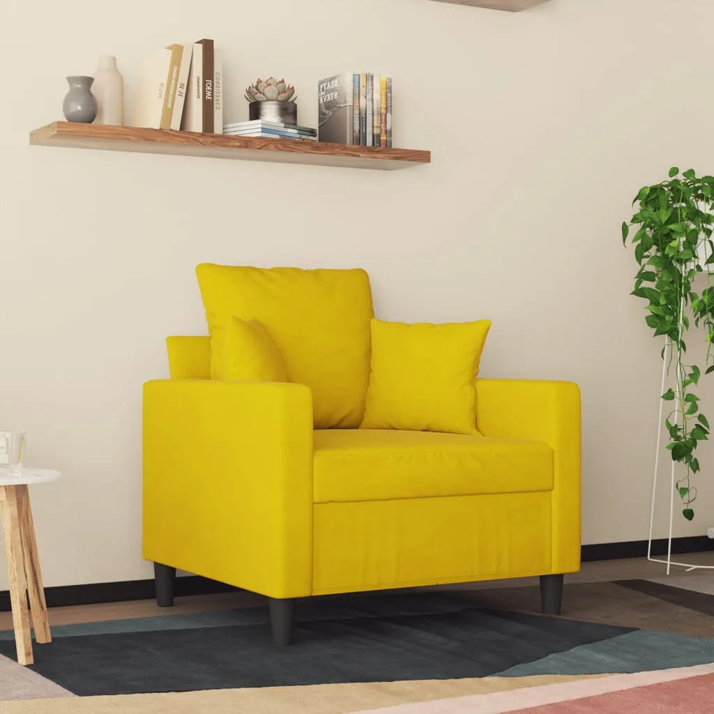 fotel-zolty-60-cm-obity-aksamitem-stan-nowy