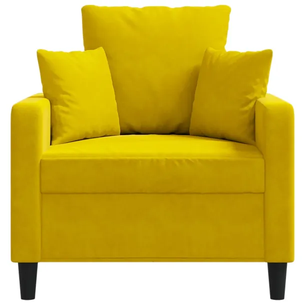fotel-zolty-60-cm-obity-aksamitem-wielkosc-brak-informacji