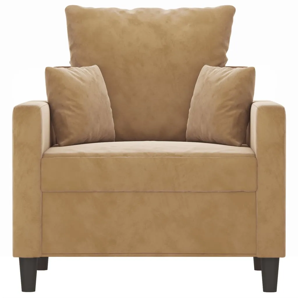 fotel-brazowy-60-cm-obity-aksamitem-stan-nowy