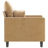 fotel-brazowy-60-cm-obity-aksamitem-wielkosc-brak-informacji