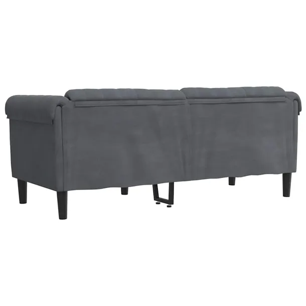 sofa-dwuosobowa-ciemnoszara-aksamit-marka-vidaxl