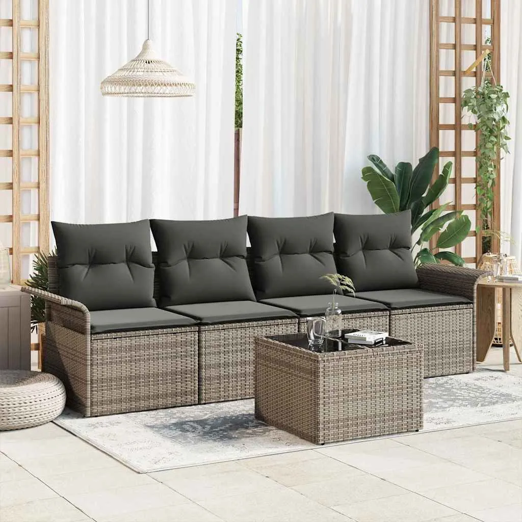 zestaw-sof-na-ogrod-5-pcs-szary-polirattan