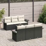 zestaw-sof-na-ogrod-7-pcs-czarny-polirattan-styl-nowoczesny
