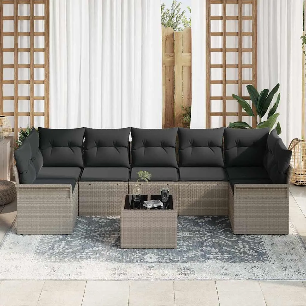 zestaw-sof-na-ogrod-8-pcs-jasnoszary-polirattan-stan-nowy