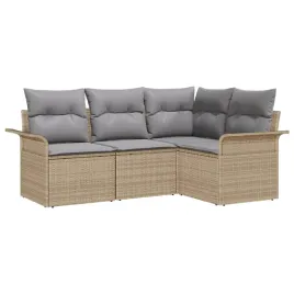 zestaw-sof-na-ogrod-z-poduszka-4-pcs-bezowy-polirattan