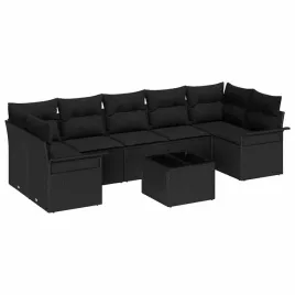 zestaw-sof-na-ogrod-8-pcs-czarny-polirattan