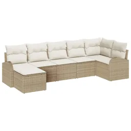 zestaw-sof-na-ogrod-z-poduszka-7-pcs-bezowy-polirattan