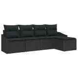 zestaw-sof-na-ogrod-5-pcs-czarny-polirattan