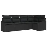 zestaw-sof-na-ogrod-5-pcs-czarny-polirattan