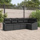 zestaw-sof-na-ogrod-5-pcs-czarny-polirattan-stan-nowy