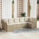 zestaw-sof-na-ogrod-7-pcs-bezowy-polirattan-stan-nowy