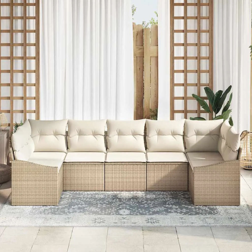 zestaw-sof-na-ogrod-7-pcs-bezowy-polirattan-stan-nowy