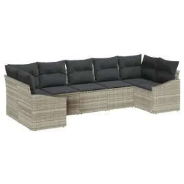 zestaw-sof-na-ogrod-7-pcs-jasnoszary-polirattan