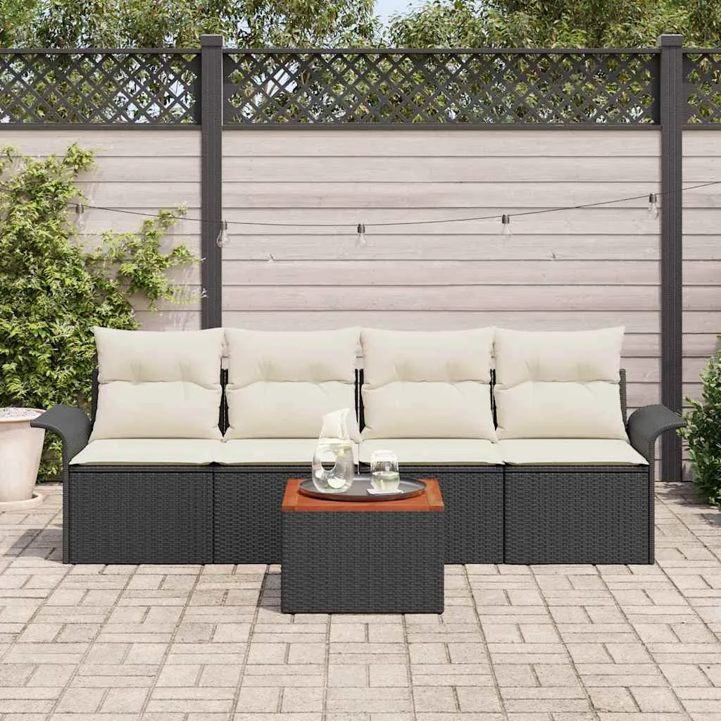zestaw-sof-na-ogrod-5-pcs-czarny-polirattan-stan-nowy