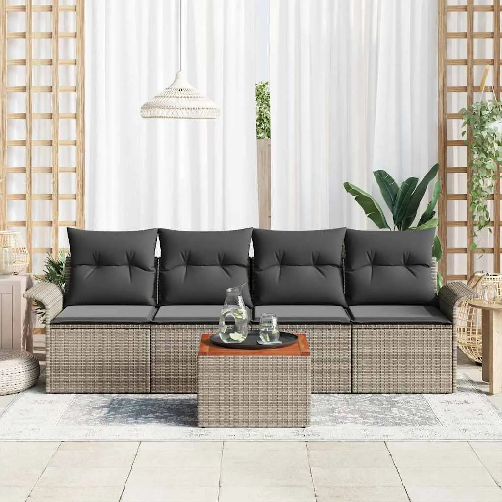 zestaw-sof-na-ogrod-5-pcs-szary-polirattan-stan-nowy