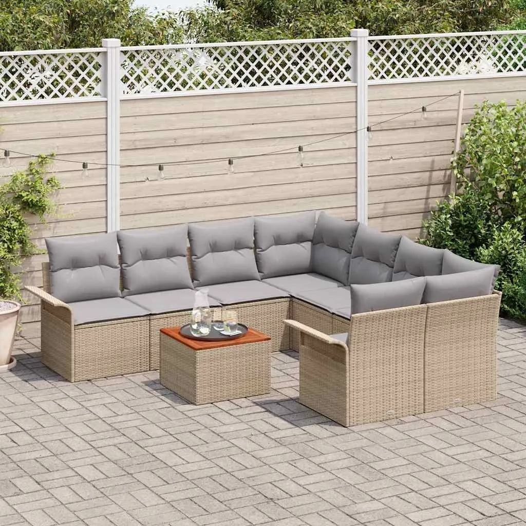 zestaw-sof-na-ogrod-9-pcs-bezowy-polirattan-stan-nowy