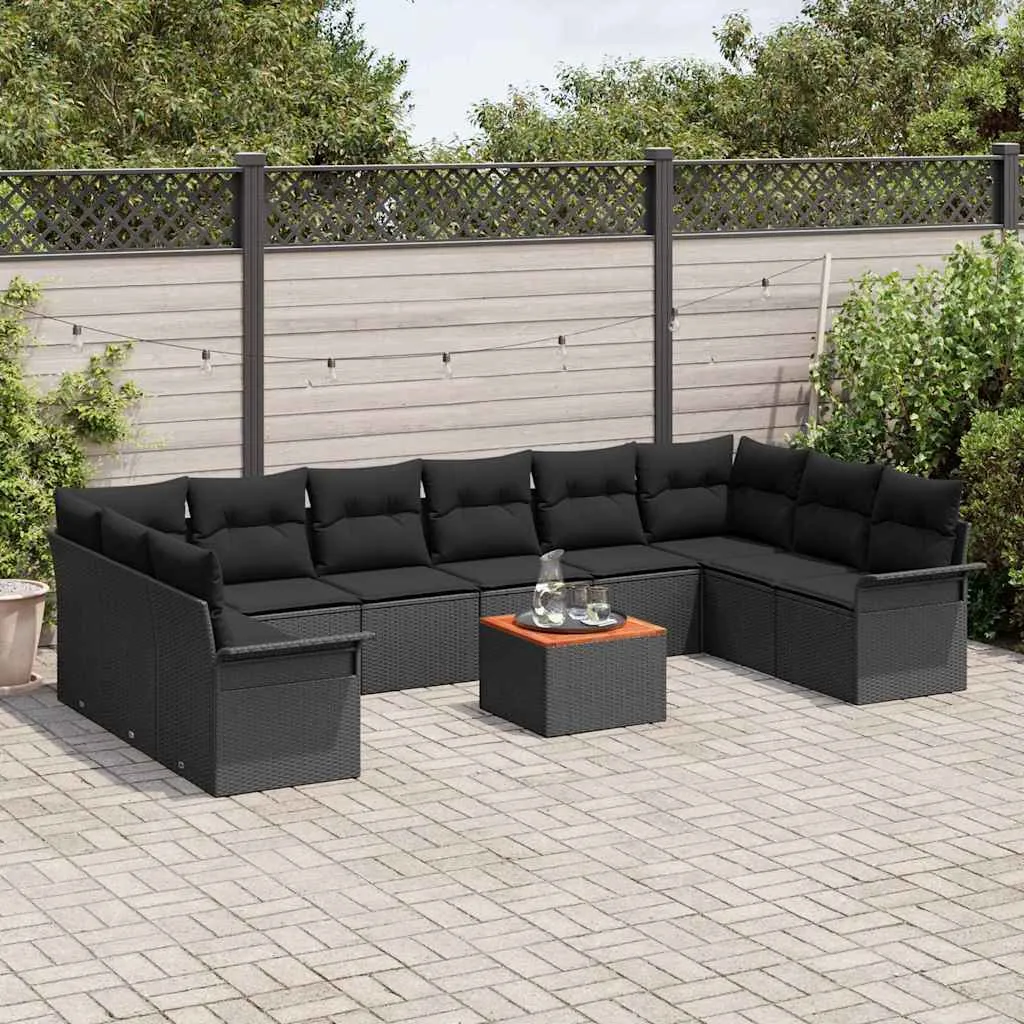 zestaw-sof-na-ogrod-11-pcs-czarny-polirattan-stan-nowy