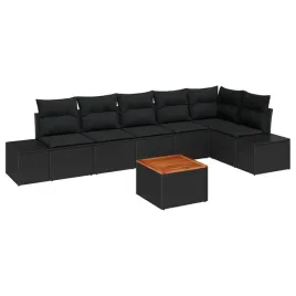 zestaw-sof-na-ogrod-z-poduszka-7-pcs-czarny-polirattan