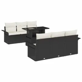 zestaw-sof-na-ogrod-z-poduszka-7-pcs-czarny-polirattan
