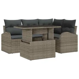 zestaw-sof-na-ogrod-z-poduszka-5-pcs-szary-polirattan