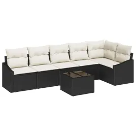 zestaw-do-jadalni-w-ogrodzie-z-poduszka-7-pcs-brazowy-i-kremowy