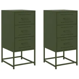 szafki-nocne-2-szt-oliwkowa-zielen-36x39x78-cm-stal