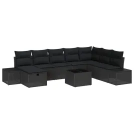 zestaw-sof-na-ogrod-z-poduszka-9-pcs-czarny-polirattan