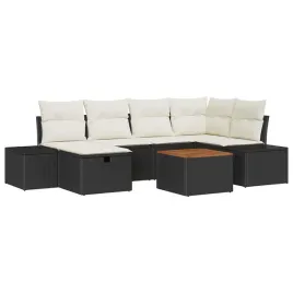 zestaw-sof-na-ogrod-z-poduszka-7-pcs-czarny-polirattan