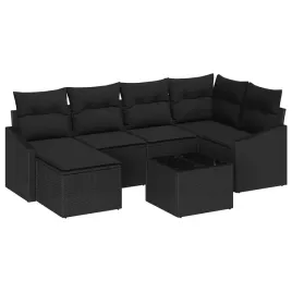 zestaw-do-jadalni-w-ogrodzie-z-poduszka-7-pcs-czarny