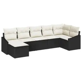zestaw-do-jadalni-w-ogrodzie-z-poduszka-7-pcs-czarny-i-kremowy