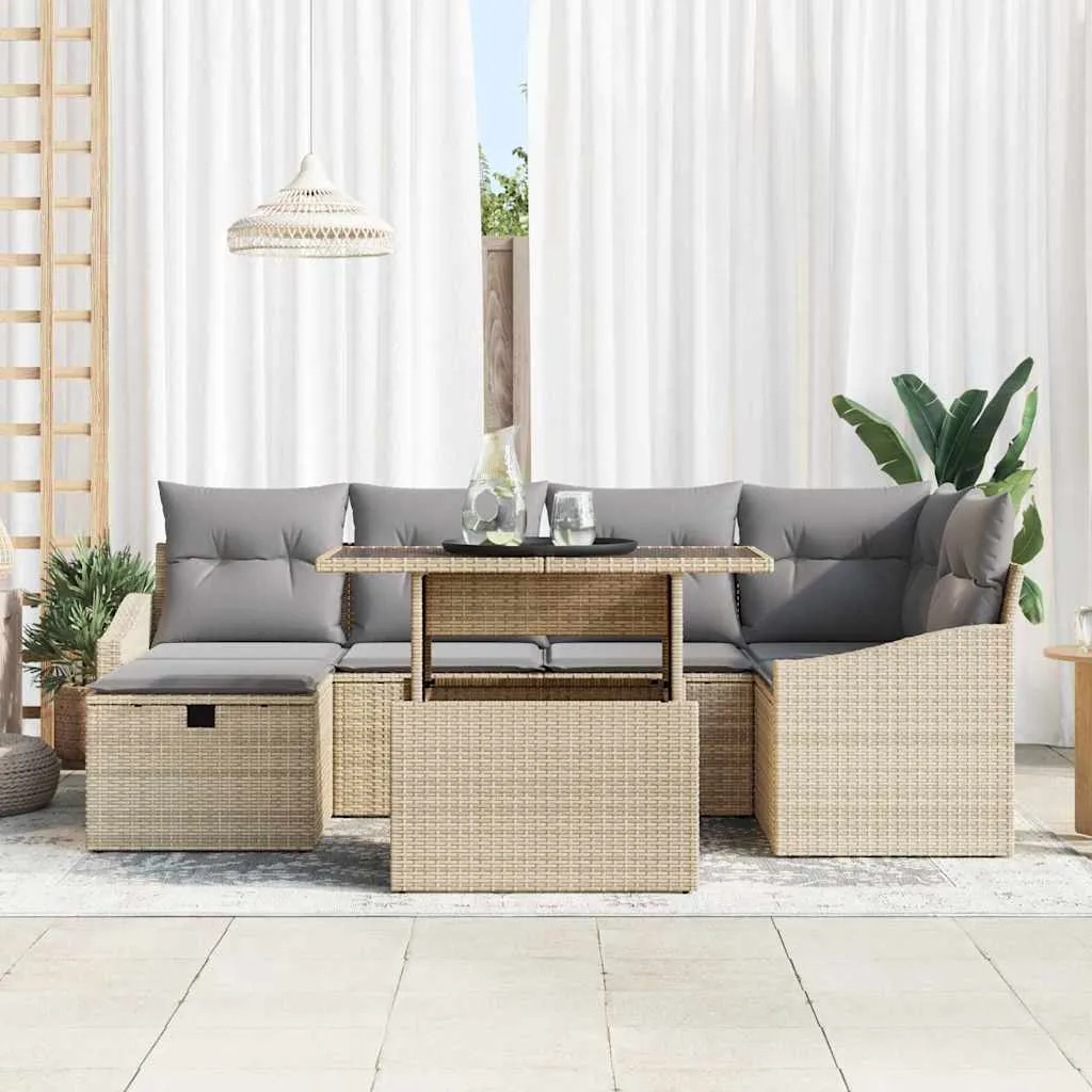 zestaw-sof-na-ogrod-7-pcs-bezowy-polirattan-stan-nowy