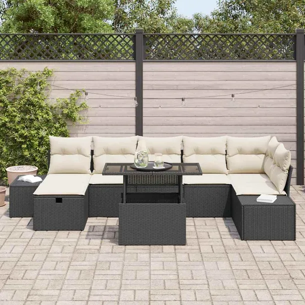 zestaw-sof-na-ogrod-8-pcs-czarny-polirattan-styl-nowoczesny