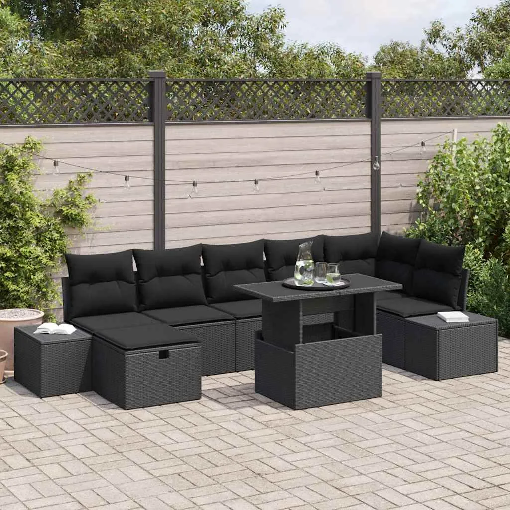 zestaw-sof-na-ogrod-8-pcs-czarny-polirattan