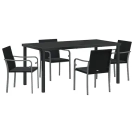 zestaw-do-jadalni-w-ogrodzie-5-pcs-czarny-polirattan
