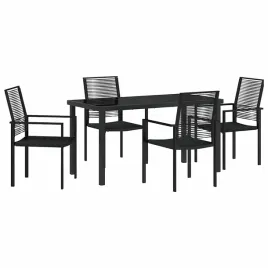 zestaw-do-jadalni-w-ogrodzie-5-pcs-czarny-rattan-pvc