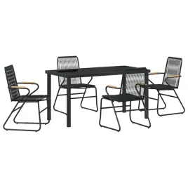zestaw-do-jadalni-w-ogrodzie-5-pcs-czarny-rattan-pvc