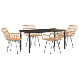 zestaw-do-jadalni-w-ogrodzie-5-pcs-brazowy-polirattan
