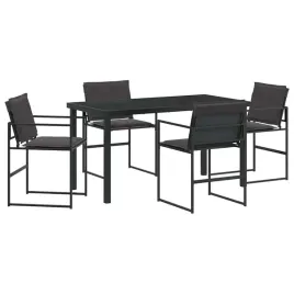 zestaw-do-jadalni-w-ogrodzie-5-pcs-czarny-140-x-70-x-73-cm
