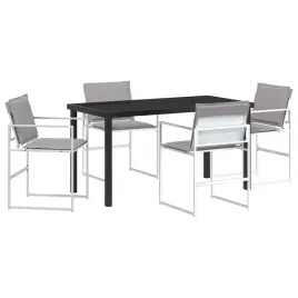 zestaw-do-jadalni-w-ogrodzie-5-pcs-bialy-140-x-70-x-73-cm