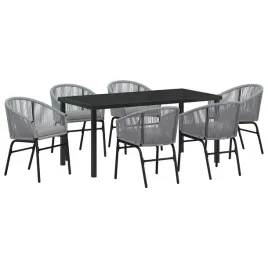 zestaw-do-jadalni-w-ogrodzie-7-pcs-szary-polirattan